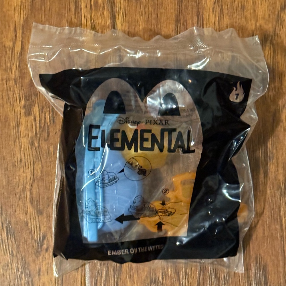 🔸Disney Pixar Elemental ‘Ember on the Wetro’ McDonalds Happy Meal Toy🔸